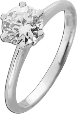 Produktbild von Verlobungsring Weißgold 585 14K Lab Grown Brillant 1.0ct 17
