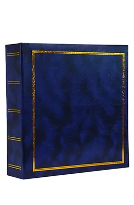 Produktbild von ALBUM RS 50 selbstklebend 50 Karten/100 Seiten, Ordner, CLASSIC dunkelblau