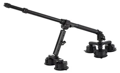 Produktbild von Autosaugnapfhalterung 5-in-1-Vakuumsaugnapfbasis mit 43" ausziehbarem Selfie-Stick Fotozubehör für Autofahrer