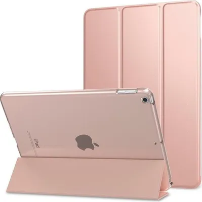 Produktbild von Schutzhülle für Apple iPad 9./8./7. Generation (2021/2020/2019) 10.2" Etui Tasche Case Hülle Smart Cover ROSEGOLD ROSE