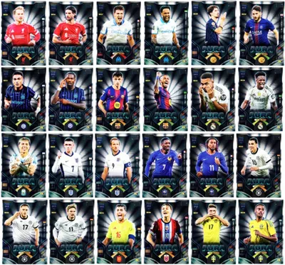 Image de Panini FIFA 365 2026 Aura Excellence Complete Set – 24 collectable cards