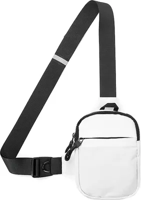Obrázek produktu pro ASKSA Sling Chest Crossbody Bag Vodotěsná taška přes rameno Crossbody Bag batoh pro muže a ženy Turistika Outdoor Sports,White
