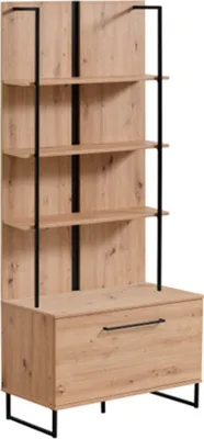 Produktbild von FurniStyle Karim Wandschrank aus Spanplatten 85x42x191,5 cm