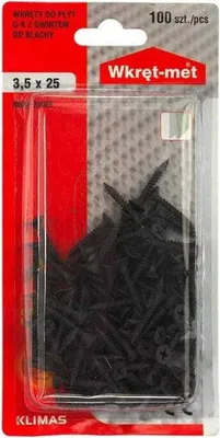 Immagine prodotto di Vite per il fissaggio del cartongesso 3,5x25 mm 100 pz.