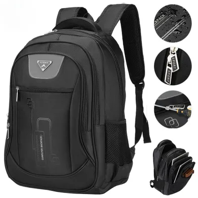 Produktbild von 30L Rucksack Herren, Wasserdicht Laptop Schulrucksack, Camping Reiserucksack, Backpack