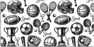 Produktbild von Schreibtischmatte Tischunterlage 90x45 cm Mauspad - Sportmotive.
