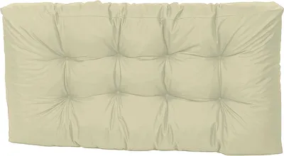 Produktbild von TexDeko Garden Palettenkissen 120x60x18cmgesteppt wasserabweisend UV-beständig, Sand