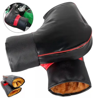 Produktbild von Lenkerstulpen Hand-Wärmer Fahrrad Winter-Handschuhe Winddicht Wasserdicht Motorrad E-Bike