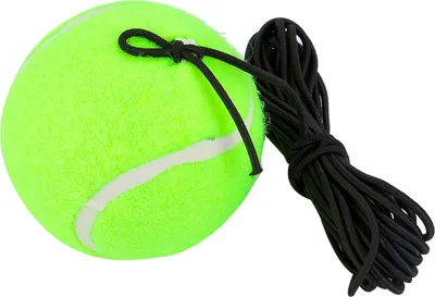 Produktbild von Tennisball Tennis-Anfänger-Trainingsball mit 4 m elastischer Gummikordel für Einzeltraining