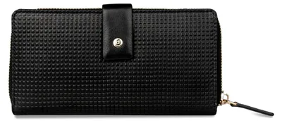 Produktbild von Noemi Damen-Langbörse aus Leder, Lange Geldbörse mit RFID-Schutz für Frauen, schwarz