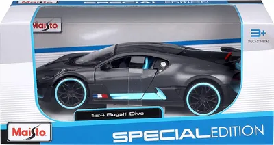 Obrázok produktu pre Maisto 31526 - Model auta - Bugatti Divo (tmavosivá, mierka 1:24)