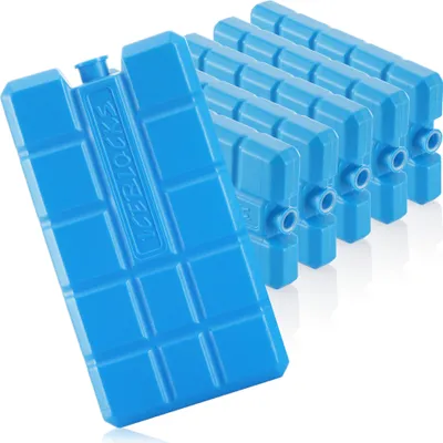 Obrázok produktu pre com-four® 6x cool pack v modrej farbe - Chladiace prvky do chladiaceho boxu a chladiacej tašky - Chladiace obaly pre domácnosť a voľný čas