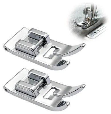 Nähmaschinenfüße, 2 Stück, Silber, universell, für DIY-Projekte