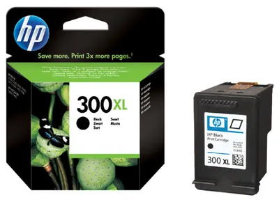 Obrázok produktu pre HP Čierna originálna atramentová kazeta s vysokou výťažnosťou 300XL, Vysoký (XL) výnos, Čierna, Atrament na pigmentovej báze, 12 ml, 1 kusov, 600 strany