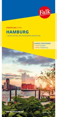 Produktbild von Falk Stadtplan Extra Hamburg 1:25.000