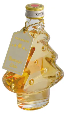 Produktbild von Krugmann Bratapfel Likör süß fruchtig im Weihnachtsbaum Design 200ml