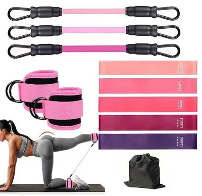 Produktbild von Einbeinhebelschienen mit Manschetten, Fitnessgeräte für zu Hause, Hüfthebungsgeräte für Frauen, Set Einbeinhebelschienen für Gewichtstraining