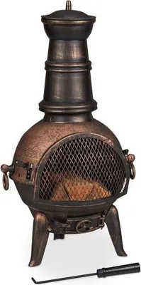 Produktbild von Bronzefarbener Außenkamin