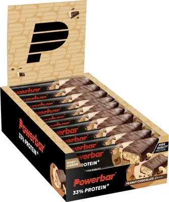Produktbild von Powerbar Protein Plus Bar 33% (10x90g) Chocolate Peanut - Riegel - Protein-Riegel