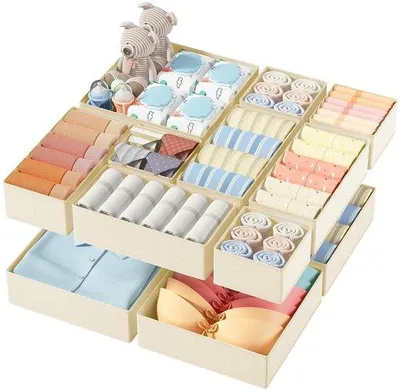 Productafbeelding van Organizer-set - veelzijdige opbergoplossingen - set van 12 - gemaakt van hoogwaardig materiaal
