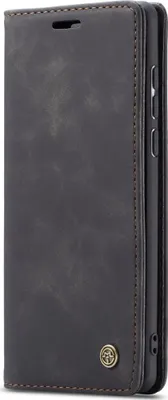 Produktbild von Caseme 013 Handyhülle für Samsung Galaxy A71 – Klapphülle/Etui mit Geldbörsenfunktion – Schwarz