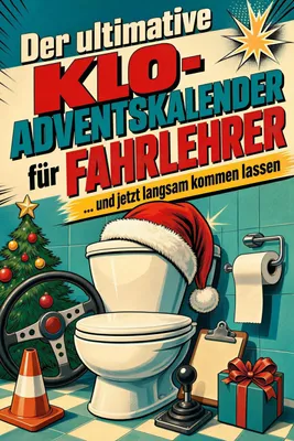 Produktbild von Der ultimative Klo-Adventskalender für Fahrlehrer