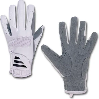 Produktbild von Levaz Feel Reithandschuhe weiß Handschuhe Reiten Sommer Herren Damen Mädchen - Größe: L