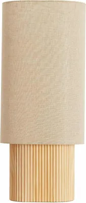 Image de Light & Living - lampe de table - Laslo - naturel - bois - lampe de chevet - E27 - 1896684