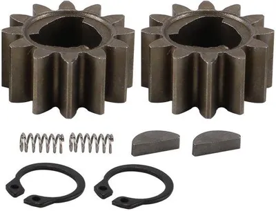 Productafbeelding van Grastrimmer-onderdelenset - 2 wielonderdelen - 2 zuigers - 2 sleutels - 2 klemmen - Voor aandrijfcomponenten 42661-VE2-800 - Accessoires voor grasmaaiers