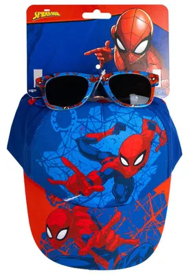 Obrázok produktu pre Sada čiapky a slnečných okuliarov Marvel Spider-Man pre fanúšikov