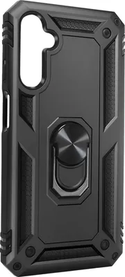 Image de Avizar, housse de protection hybride pour Samsung A05s, support d'anneau, noir