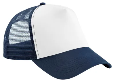 Produktbild von Beechfield - Trucker Cap Snapback für Kinder FK1683 (Einheitsgröße) (Dunkelblau/Weiß)