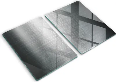 Produktbild von Abdeckung Glas - Küchenabdeckung - 2x40x52 cm - Abdeckplatte -Metallstruktur