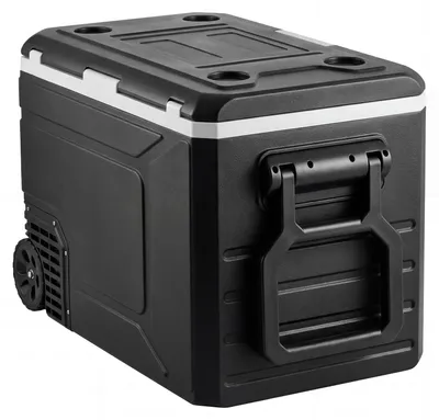 Immagine prodotto di Frigorifero portatile a compressore SucceBuy da 80 L, frigorifero da auto con maniglia, controllo tramite app e rotelle, 12 V/24 V CC, 100–240 V CA, da -20 °C a 20 °C, frigorifero e congelatore elettrico per camion, camper, SUV, viaggi e campeggio