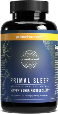 Zdjęcie produktu dla Suplement diety wspomagający zasypianie Primalharvest Primal Sleep, 60 kapsułek