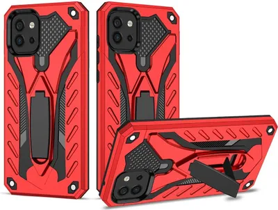 Produktbild von König Design Hülle kompatibel mit Samsung Galaxy A03 Kunststoff Soft Handyhülle - Handy Case Rot