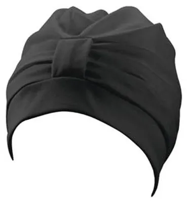 Image de Bonnet de bain Beco pour femme | Tissu | Fermeture velcro | Noir
