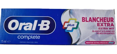 Produktbild von Pral-B Complete Blancheur Extra - Zahncreme - Zahnpasta - Zahnpflege