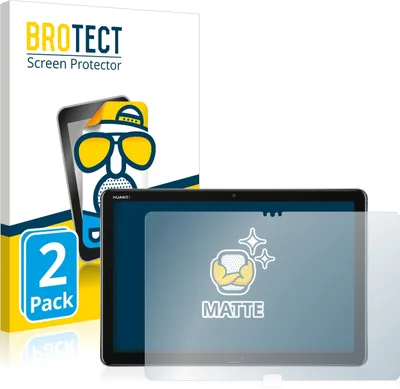 Produktbild von 2x BROTECT Schutzfolie für Huawei MediaPad M5 Lite 10.1" Displayschutz Displayschutzfolie Folie Matt Entspiegelungsfolie