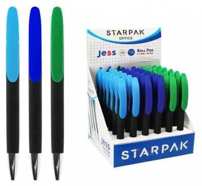Obrázok produktu pre Automatická guľôčková pero 0,7 mm Jess (36 ks) – STARPAK