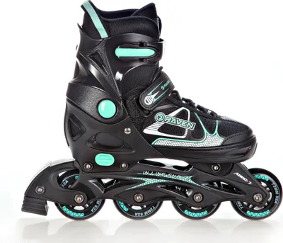 Zdjęcie produktu dla Rolki inline RAVEN Spirit Black/Mint, regulowane, rozmiar 40-43