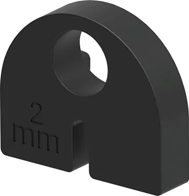 Obrázok produktu pre Vložka ECONOMY pre upínanie skla model 20 pre 2 mm plechový panel, guma
