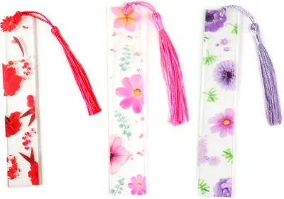 Produktbild von Ästhetische Lesezeichen,3 Stück Acryl-Lesezeichenmit QuasteLesezeichen Personalisiert ,Geschenke für Schüler, Lehrer, Buchliebhaber, und Mitgebsel für Buchhandlungen