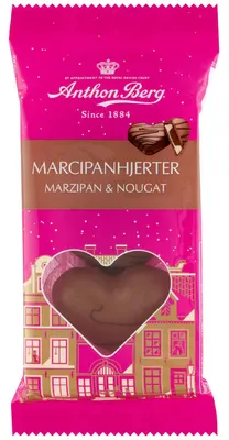Produktbild von Anthon Berg Marcipanhjerter Marzipan & Nougat 84g