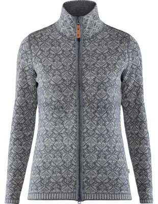 Produktbild von Fjällräven Damen Snow Cardigan Jacke, Grey, M