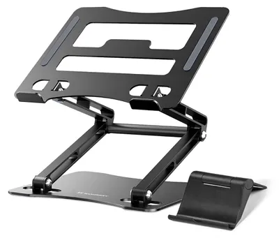 Produktbild von Wozinsky WRS-CPY75DSB, Laptop- & Tablet-Ständer, Schwarz, Aluminium, Stahl, 43,9 cm (17.3"), 255 mm, 80 mm