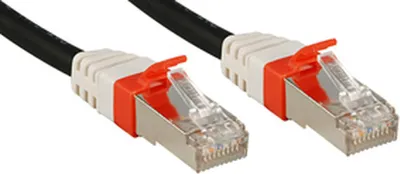 Produktbild von Lindy Cat.6 (A) SSTP / S/FTP PIMF Premium 0.5m, 0,5 m, RJ-45, RJ-45, Schwarz