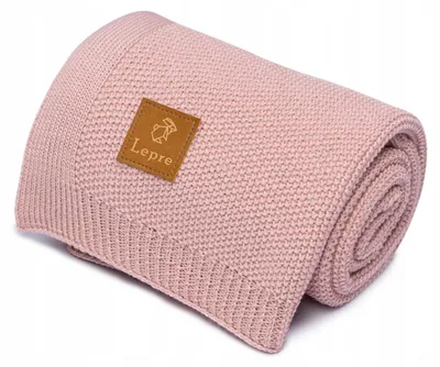 Produktbild von Babydecke Lepre 80x100 cm Wolle rosa