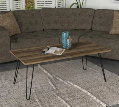 Obrázek produktu pro Konferenční stolek DEREK ořech / černá