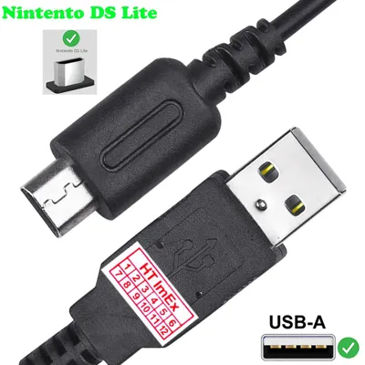 Produktbild von Ladekabel USB für Nintendo DS Lite Stromkabel Ladegerät Netzteil NDSL NetzKabel